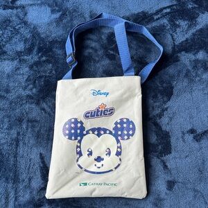 Disney Cuties Kids Tote Bag in White and Blue